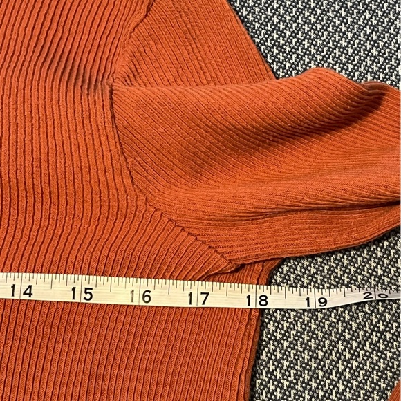 Madewell Burnt Orange Long-sleeve Top - Picture 10 of 11